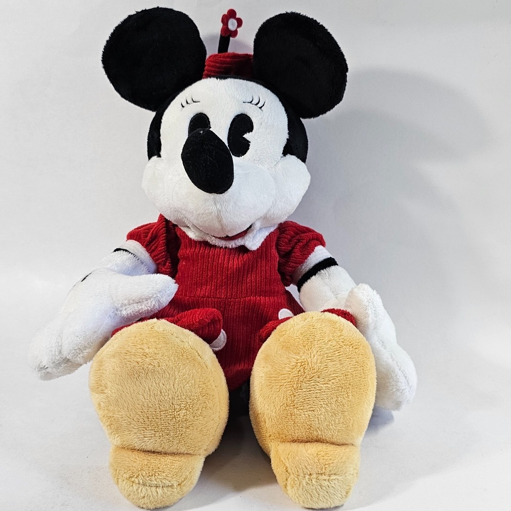 Disney Store Minnie Mouse Poseable Plush 16"